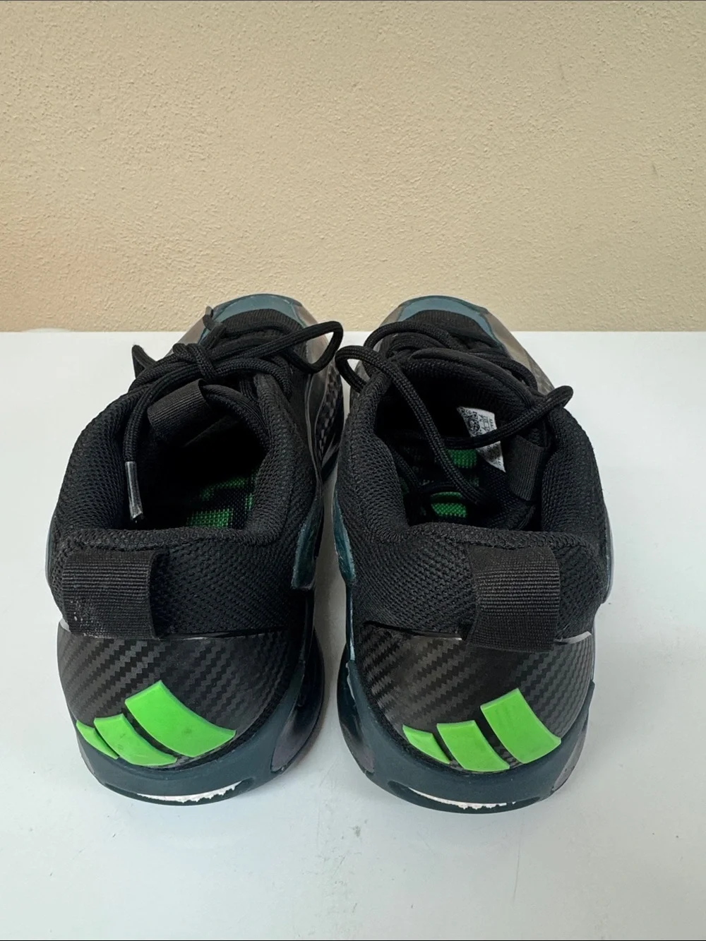 Adidas Men's Athletic Volleyball Sneakers in Black and Teal